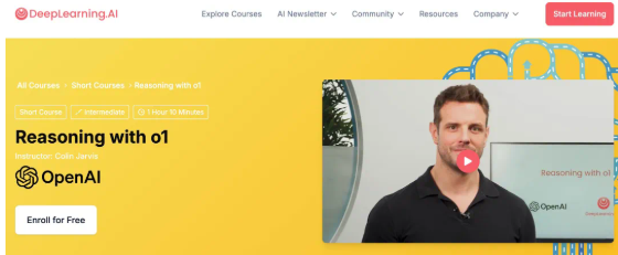 OpenAI联手吴恩达推出o1系列模型免费课程，聚焦深度推理能力开发