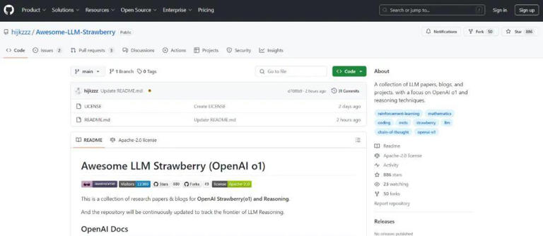 OpenAI o1要跟，怎么跟？这个GitHub项目把解读、博客、相关论文一网打尽