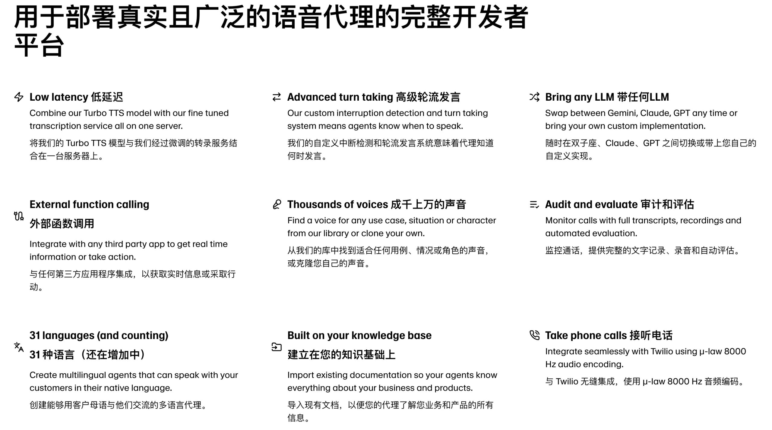 ElevenLabs 推出对话式AI工具 可在几分钟内为网站、应用或电话中心创建语音代理